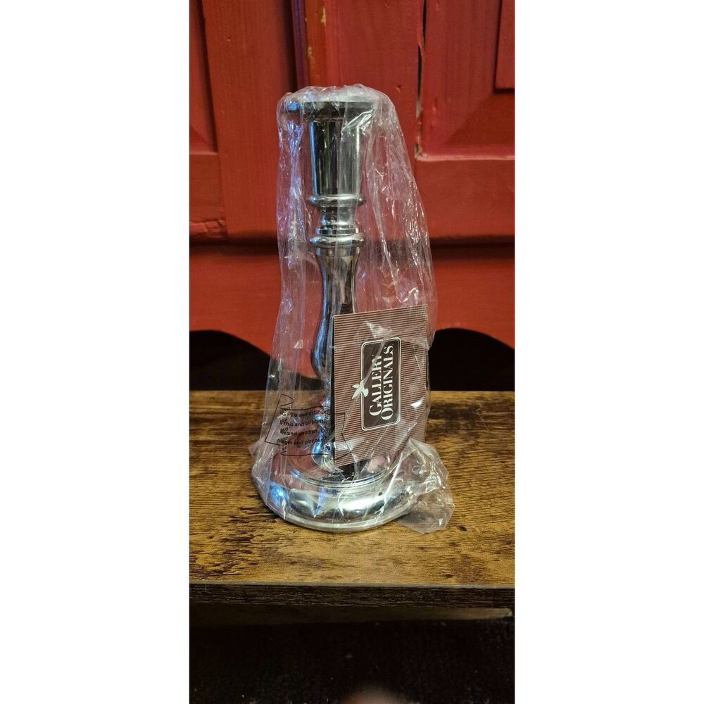 NEW VINTAGE Gallery Originals 1984 Silvertone Candlestick Convertible Size 2 Way